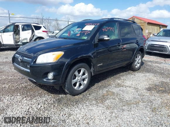 2012 Toyota RAV4 Limited with VIN 2T3DK4DV7CW077649, listed as a IAAI auction lot 41674547 with 128,959 mi miles. Bid and sale history available at carsss.com. Image 2.