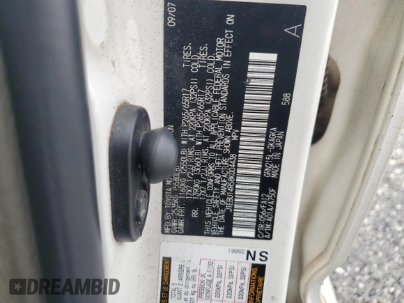 2008 Toyota 4Runner SR5 с VIN JTEBU14R58K004438, выставлен на аукционе Copart как лот 58903695 с пробегом 337 089 миль миль и Списание • Salvage title. История ставок и продаж доступна на DreamBid. Изображение 12.