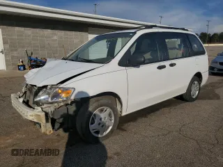 2001 Mazda MPV DX with VIN JM3LW28G110206669, listed as a Copart auction lot 81506423 with 0 mi miles and Salvage Title. Bid and sale history available at carsss.com. Image 1.