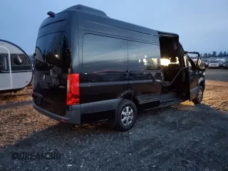 2020 Mercedes-Benz Sprinter with VIN W1Z4EGHY1LT031208, listed as a Copart auction lot 81883314 with 129,460 mi miles and Salvage Title. Bid and sale history available at DreamBid. Image 3.