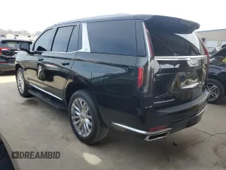 2023 Cadillac Escalade 4WD Premium Luxury with VIN 1GYS4BKL0PR368033, listed as a Copart auction lot 45036955 with 45,768 mi miles and Clean title. Bid and sale history available at DreamBid. Image 2.