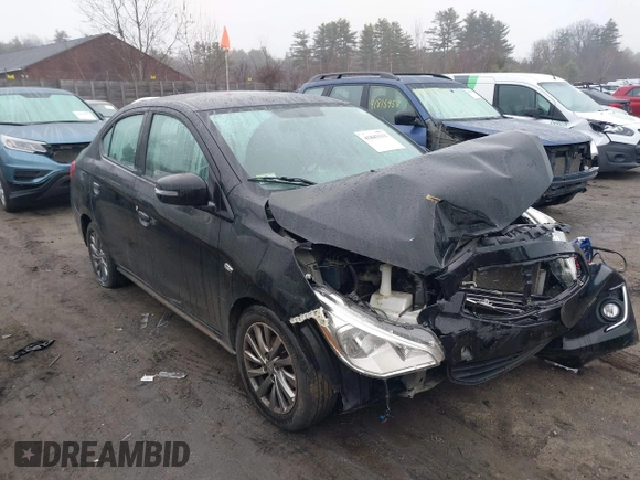2019 Mitsubishi Mirage G4 SE with VIN ML32F4FJ3KHF04552, listed as a IAAI auction lot 41843111 with 192,463 mi miles. Bid and sale history available at carsss.com. Image 13.