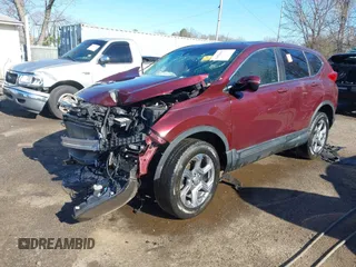 2017 Honda CR-V EX-L with VIN 2HKRW2H84HH638150, listed as a IAAI auction lot 41828859 with Not Provided miles. Bid and sale history available at carsss.com. Image 2.