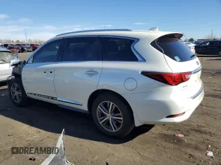2017 Infiniti QX60 with VIN 5N1DL0MN7HC506235, listed as a Copart auction lot 46171385 with 116,527 mi miles and Salvage Title. Bid and sale history available at carsss.com. Image 2.