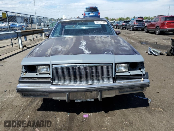 1985 Buick Regal with VIN 1G4GM47A0FP207203, listed as a Copart auction lot 68537724 with 85,964 mi miles and Clean Title. Bid and sale history available at DreamBid. Image 5.