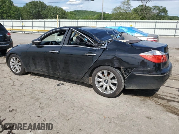 2010 Hyundai Genesis with VIN KMHGC4DE8AU108665, listed as a Copart auction lot 56487034 with 191,000 mi miles and Salvage Title. Bid and sale history available at carsss.com. Image 2.