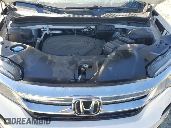 2021 Honda Pilot Touring 8-Passenger with VIN 5FNYF5H91MB015535, listed as a Copart auction lot 46845565 with 36,233 mi miles and Salvage Title. Bid and sale history available at DreamBid. Image 12.
