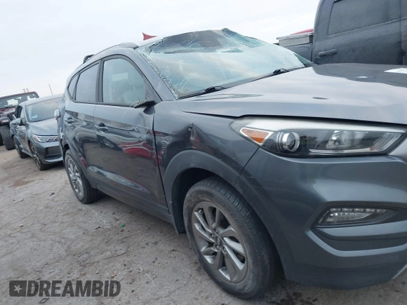 2016 Hyundai Tucson Sport with VIN KM8J33A26GU189300, listed as a IAAI auction lot 41372422 with 94,848 mi miles. Bid and sale history available at carsss.com. Image 12.