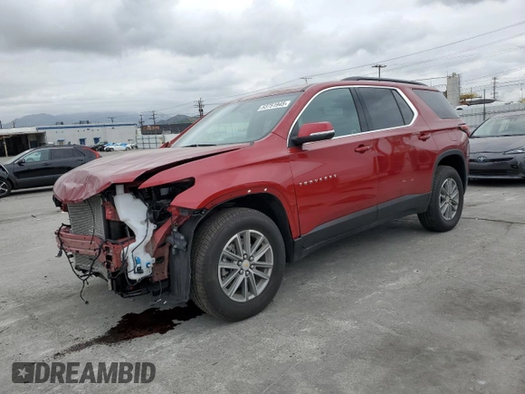 2023 Chevrolet Traverse LT Cloth with VIN 1GNERGKW2PJ315934, listed as a Copart auction lot 53751945 with 4,932 mi miles and Salvage title. Bid and sale history available at DreamBid. Image 1.