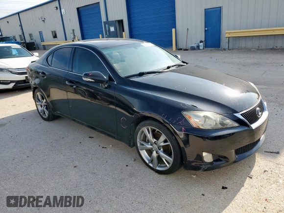 2010 Lexus IS 250 z VIN JTHBF5C28A2097597, wystawiony jako Copart lot #55614765 z przebiegiem 119 166 mil mil oraz Szkoda całkowita • Salvage title. Historia ofert i sprzedaży dostępna na DreamBid. Obrazek 4.