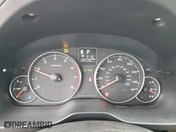 2013 Subaru Legacy Premium z VIN 4S3BMBC68D3036063, wystawiony jako Copart lot #54409165 z przebiegiem 155 492 mil mil oraz Szkoda całkowita • Salvage title. Historia ofert i sprzedaży dostępna na DreamBid. Obrazek 9.