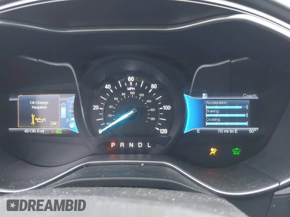 2016 Ford Fusion SE Hybrid with VIN 3FA6P0LU8GR264619, listed as a IAAI auction lot 40968963 with 45,136 mi miles. Bid and sale history available at carsss.com. Image 7.