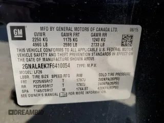 2015 Chevrolet Equinox LS z VIN 2GNALAEK7F6410054, wystawiony jako Copart lot #48564065 z przebiegiem 75 162 mil mil oraz Szkoda całkowita • Salvage title. Historia ofert i sprzedaży dostępna na DreamBid. Obrazek 13.