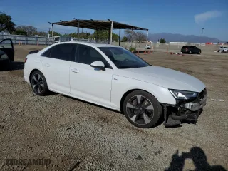 2017 Audi A4 Premium Plus with VIN WAUENAF47HN001357, listed as a Copart auction lot 52325865 with 90,118 mi miles and Salvage Title. Bid and sale history available at carsss.com. Image 4.