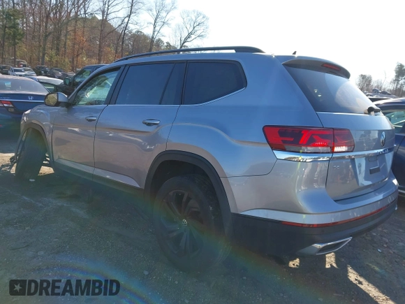 2022 Volkswagen Atlas SE z VIN 1V2JP2CA6NC502757, wystawiony jako IAAI lot #41247026 z przebiegiem 70 124 mil mil oraz . Historia ofert i sprzedaży dostępna na DreamBid. Obrazek 3.