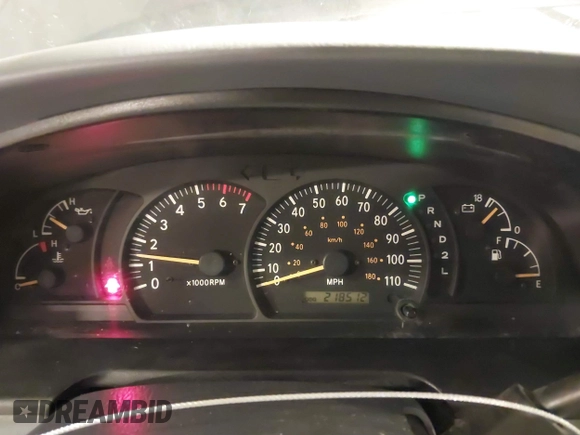 2000 Toyota Tundra SR5 with VIN 5TBRT341XYS066351, listed as a IAAI auction lot 41485162 with 218,512 mi miles and . Bid and sale history available at DreamBid. Image 7.