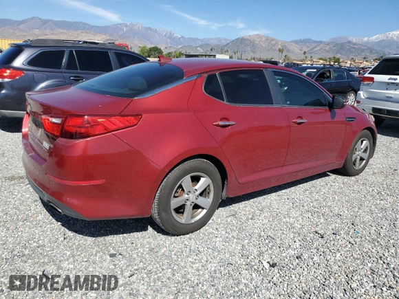 2015 Kia Optima LX with VIN 5XXGM4A70FG411489, listed as a Copart auction lot 47704435 with 175,370 mi miles and Clean Title. Bid and sale history available at carsss.com. Image 3.
