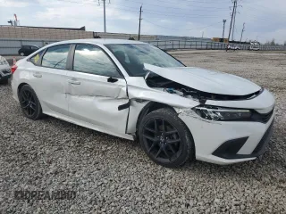2022 Honda Civic Sedan Sport with VIN 2HGFE2F59NH591427, listed as a Copart auction lot 50937185 with 66,567 mi miles and Salvage Title. Bid and sale history available at carsss.com. Image 4.