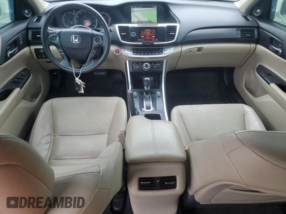 2013 Honda Accord Touring with VIN 1HGCR3F95DA026072, listed as a Copart auction lot 60533505 with 183,784 mi miles and Salvage title. Bid and sale history available at DreamBid. Image 8.