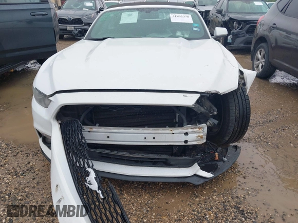2015 Ford Mustang V6 with VIN 1FATP8EM9F5383523, listed as a IAAI auction lot 41892378 with 111,681 mi miles and . Bid and sale history available at DreamBid. Image 13.
