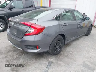 2020 Honda Civic LX with VIN 2HGFC2F63LH530442, listed as a IAAI auction lot 42071650 with 38,520 mi miles and . Bid and sale history available at DreamBid. Image 4.