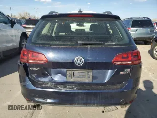 2017 Volkswagen Golf SportWagen S with VIN 3VW017AU1HM515554, listed as a Copart auction lot 46549405 with 97,823 mi miles and Salvage Title. Bid and sale history available at carsss.com. Image 6.