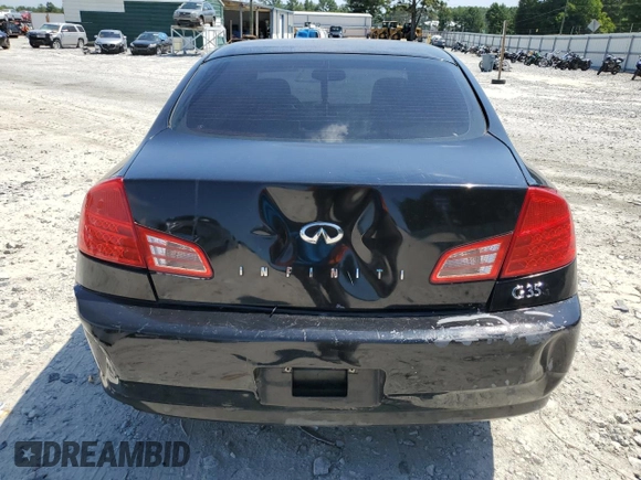 2004 Infiniti G35 w/Leather with VIN JNKCV51E64M110490, listed as a Copart auction lot 63454464 with 276,137 mi miles and Salvage Title. Bid and sale history available at DreamBid. Image 6.
