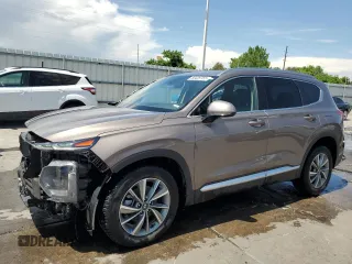 2019 Hyundai Santa Fe SEL z VIN 5NMS3CAD1KH073285, wystawiony jako Copart lot #58439755 z przebiegiem 78 218 mil mil oraz Szkoda całkowita • Salvage title. Historia ofert i sprzedaży dostępna na DreamBid. Obrazek 1.
