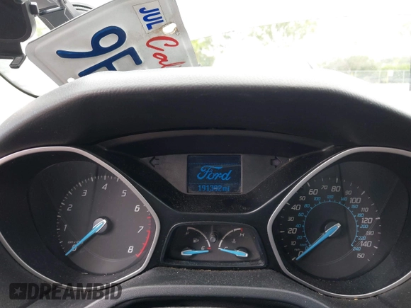 2012 Ford Focus S with VIN 1FAHP3E23CL166063, listed as a IAAI auction lot 40716406 with 191,392 mi miles and . Bid and sale history available at DreamBid. Image 7.