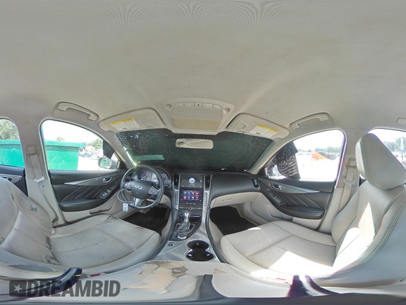 2014 Infiniti Q50 Premium with VIN JN1BV7AP9EM693541, listed as a Copart auction lot 52898005 with 203,157 mi miles and Salvage Title. Bid and sale history available at carsss.com. Image 14.