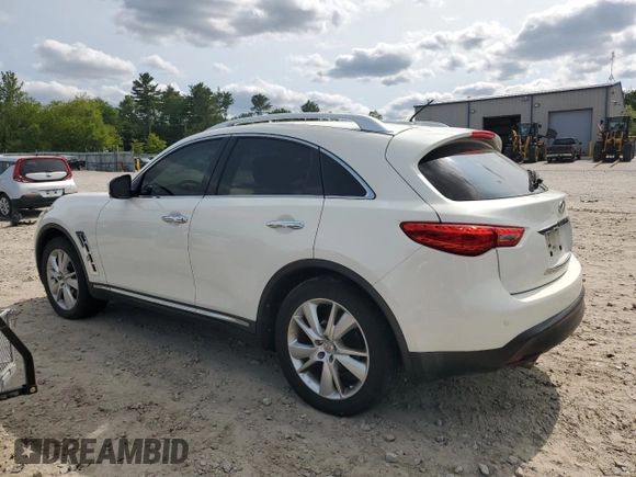 2012 Infiniti FX with VIN JN8AS1MW3CM155176, listed as a Copart auction lot 58963955 with 163,467 mi miles and Clean title. Bid and sale history available at DreamBid. Image 2.