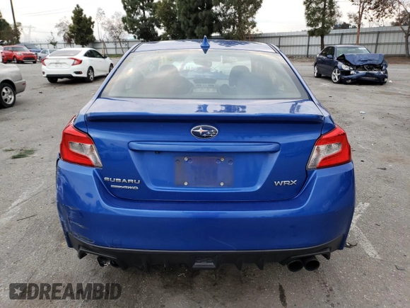 2017 Subaru WRX with VIN JF1VA1B66H9824642, listed as a Copart auction lot 37535783 with 66,238 mi miles. Bid and sale history available at carsss.com. Image 6.