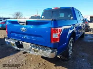 2018 Ford F-150 XL with VIN 1FTEW1EB2JFA31124, listed as a IAAI auction lot 41301073 with 55,858 mi miles. Bid and sale history available at carsss.com. Image 4.