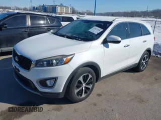 2017 Kia Sorento EX V6 with VIN 5XYPH4A51HG196061, listed as a IAAI auction lot 41627200 with 142,060 mi miles. Bid and sale history available at carsss.com. Image 18.