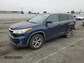 2014 Toyota Highlander XLE z VIN 5TDJKRFH2ES032680, wystawiony jako Copart lot #57284945 z przebiegiem 115 794 mil mil oraz Szkoda całkowita • Salvage title. Historia ofert i sprzedaży dostępna na DreamBid. Obrazek 1.