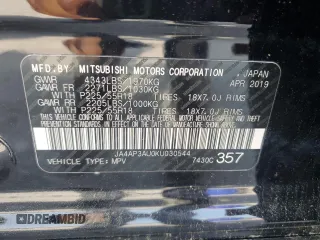 2019 Mitsubishi Outlander ES with VIN JA4AP3AU0KU030544, listed as a Copart auction lot 58737935 with 171,368 mi miles and Clean title. Bid and sale history available at DreamBid. Image 13.