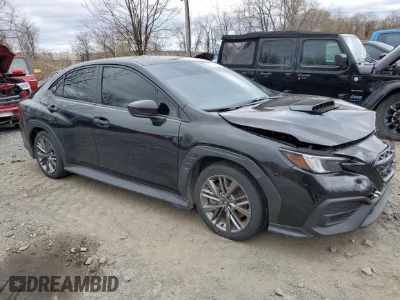 2023 Subaru WRX z VIN JF1VBAA65P9823639, wystawiony jako Copart lot #53605205 z przebiegiem 21 990 mil mil oraz Szkoda całkowita • Salvage title. Historia ofert i sprzedaży dostępna na DreamBid. Obrazek 4.