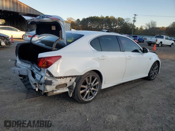 2015 Lexus GS 350 with VIN JTHBE1BL7FA018794, listed as a Copart auction lot 82625013 with 124,925 mi miles and Salvage Title. Bid and sale history available at carsss.com. Image 3.