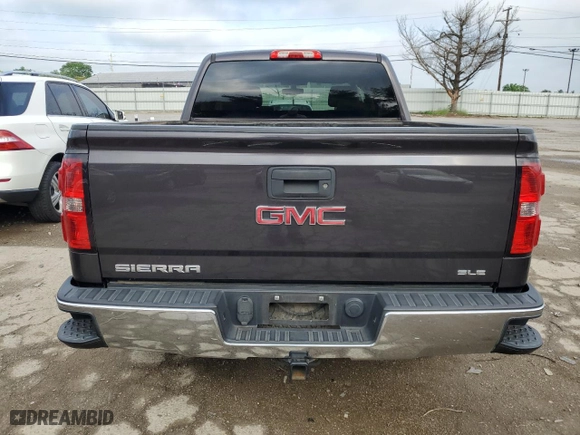 2014 GMC Sierra 1500 SLE with VIN 3GTU2UEC9EG561189, listed as a Copart auction lot 54688104 with 184,509 mi miles and Salvage Title. Bid and sale history available at carsss.com. Image 6.