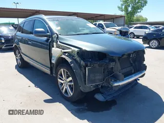 2015 Audi Q7 Premium Plus with VIN WA1LGAFE7FD002275, listed as a IAAI auction lot 42314167 with 144,291 mi miles and . Bid and sale history available at DreamBid. Image 6.