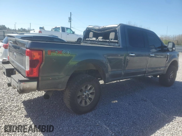 2017 Ford Super Duty F-250 SRW Lariat with VIN 1FT7W2BT0HED14889, listed as a Copart auction lot 47591825 with 219,807 mi miles and Salvage Title. Bid and sale history available at carsss.com. Image 3.