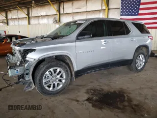 2021 Chevrolet Traverse LS with VIN 1GNERFKW6MJ210870, listed as a Copart auction lot 51370535 with Not Provided miles and Salvage Title. Bid and sale history available at carsss.com. Image 1.