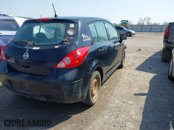 2009 Nissan Versa 1.8 S with VIN 3N1BC13E59L499006, listed as a IAAI auction lot 41953194 with 179,330 mi miles. Bid and sale history available at carsss.com. Image 4.