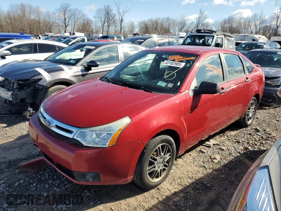 2010 Ford Focus SE with VIN 1FAHP3FN5AW129116, listed as a Copart auction lot 53182985 with 99,120 mi miles and Clean Title. Bid and sale history available at carsss.com. Image 1.