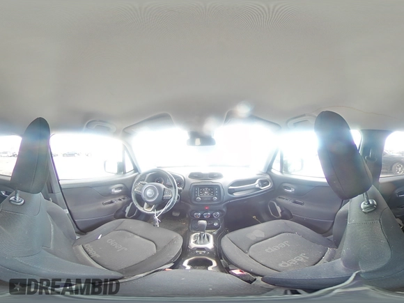 2017 Jeep Renegade Latitude with VIN ZACCJABB3HPG23892, listed as a Copart auction lot 63525885 with 57,251 mi miles and Salvage title. Bid and sale history available at DreamBid. Image 16.