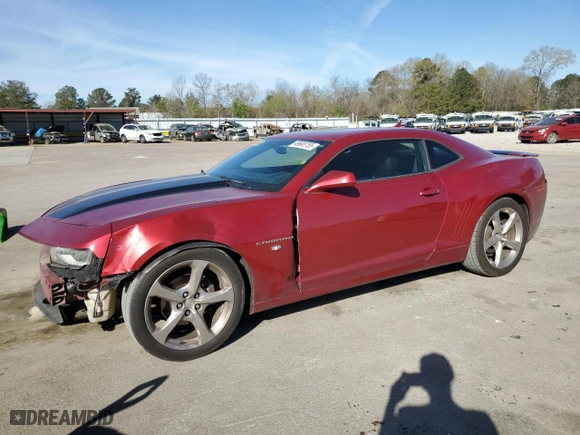 2014 Chevrolet Camaro LT with VIN 2G1FC1E33E9166030, listed as a Copart auction lot 49600755 with 210,815 mi miles and Salvage Title. Bid and sale history available at carsss.com. Image 1.