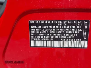2012 Volkswagen Jetta TDI с VIN 3VWML7AJ4CM658279, выставлен на аукционе IAAI как лот 42579430 с пробегом 122 820 миль миль и . История ставок и продаж доступна на DreamBid. Изображение 9.