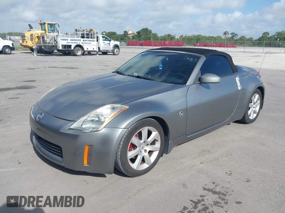 2004 Nissan 350Z Touring with VIN JN1AZ36A44T015510, listed as a IAAI auction lot 41959294 with 180,293 mi miles. Bid and sale history available at carsss.com. Image 2.