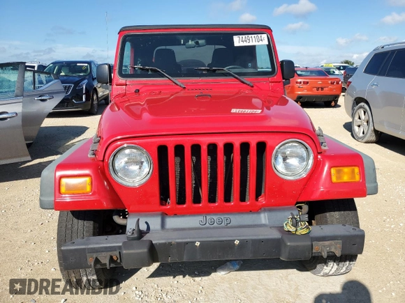 2006 Jeep Wrangler X with VIN 1J4FA39SX6P770021, listed as a Copart auction lot 74491104 with 92,365 mi miles and Non Repairable. Bid and sale history available at carsss.com. Image 5.