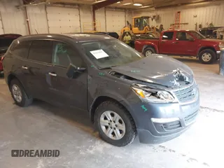 2013 Chevrolet Traverse LS with VIN 1GNKRFEDXDJ115662, listed as a IAAI auction lot 41879095 with 198,150 mi miles. Bid and sale history available at carsss.com. Image 1.